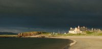Machrihanish - bay with approaching storm